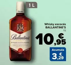 Oferta de Ballantine's - Whisky Escocés por 10,95€ en Carrefour