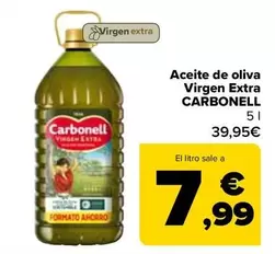 Oferta de Carbonell - Aceite De Oliva Virgen Extra por 39,95€ en Carrefour