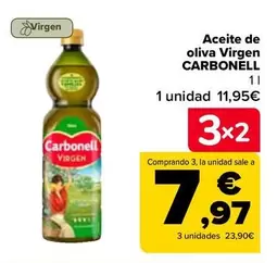 Oferta de Carbonell - Aceite De Oliva Virgen por 11,95€ en Carrefour