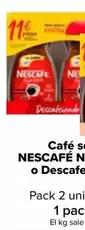 Oferta de Nescafé - Café Soluble Natural O Descafeinado por 11€ en Carrefour