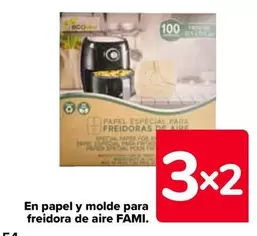 Oferta de Fami - En Papel Y Molde Para Freidora De Aire  en Carrefour