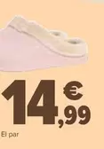 Oferta de TEX - Zapatilla Casa Mujer  por 14,99€ en Carrefour