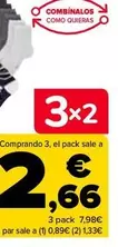 Oferta de TEX - Pack 3 Calcetines O Pack 2 Calcetines Vestir Liso O Fantasia Mujer por 3,99€ en Carrefour