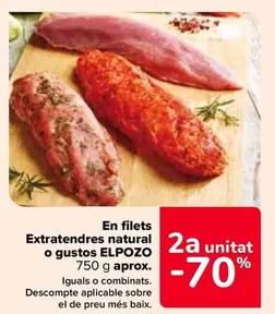 Oferta de Elpozo - En Solomillos Extratiernos Natural  O Sabores  Aprox en Carrefour