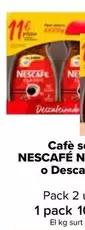 Oferta de Nescafé - Café Soluble Natural O Descafeinado por 10,75€ en Carrefour