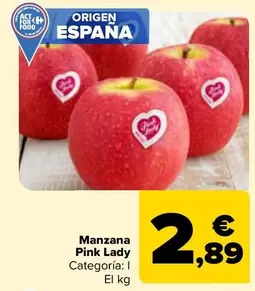 Oferta de Pink Lady - Manzana   por 2,89€ en Carrefour