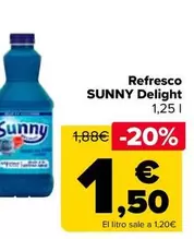 Oferta de Sunny - Refresco Delight por 1,5€ en Carrefour