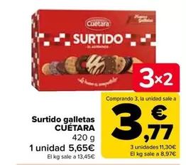 Oferta de Cuétara - Surtido Galletas por 5,65€ en Carrefour