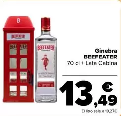 Oferta de Beefeater - Ginebra por 13,49€ en Carrefour