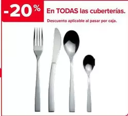 Oferta de En Todas Las Cuberterías en Carrefour