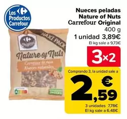 Oferta de Carrefour - Nueces Peladas Nature Of Nuts Original por 3,89€ en Carrefour