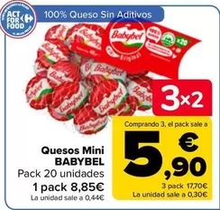 Oferta de Babybel - Quesos Mini  por 8,85€ en Carrefour