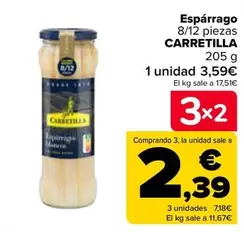 Oferta de Carretilla - Espárrago  por 3,59€ en Carrefour