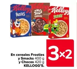 Oferta de Kellogg's - En Cereales Frosties Y Smacks Y Chocos en Carrefour