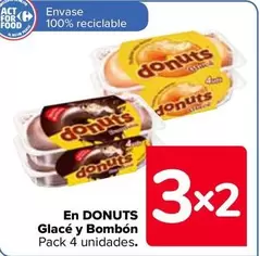 Oferta de Donuts - En Glacé Y Bombón  en Carrefour