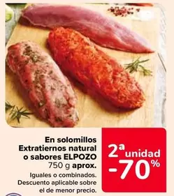 Oferta de Elpozo - En Solomillos Extratiernos Natural O Sabores en Carrefour