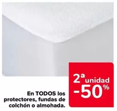 Oferta de En Todos Los Protectores, Fundas De Colchón O Almohada en Carrefour