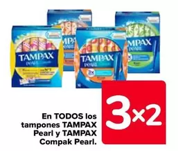 Oferta de Tampax - En Todos Los Tampones Pearl Y Compak Pearl en Carrefour