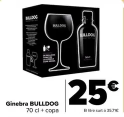 Oferta de Bulldog - Ginebra por 25€ en Carrefour