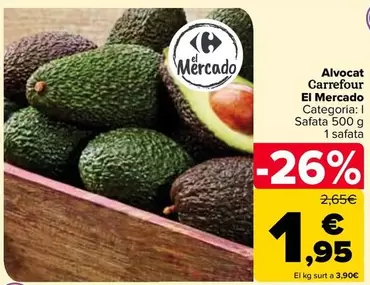 Oferta de Carrefour El Mercado - Aguacate  por 1,95€ en Carrefour