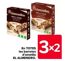 Oferta de El Almendro - En Todas Las Barritas De Almendra en Carrefour