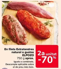 Oferta de Elpozo - En Solomillos Extratiernos Natural O Sabores en Carrefour