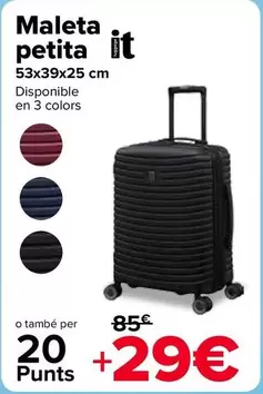 Oferta de Maleta Pequeña It 53x39x25 Cm por 85€ en Carrefour