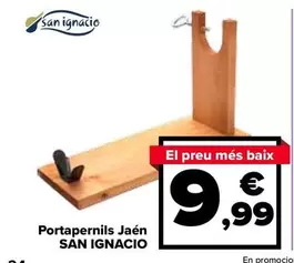 Oferta de San Ignacio - Jamonero Jaén por 9,99€ en Carrefour