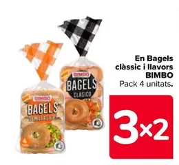 Oferta de Bimbo - En Bagels Clásico Y Semillas en Carrefour