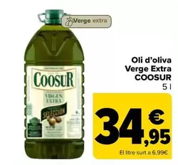 Oferta de Coosur - Aceite De Oliva Virgen Extra por 34,95€ en Carrefour