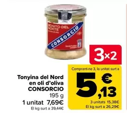 Oferta de Consorcio - Bonito Del Norte En Aceite De Oliva por 7,69€ en Carrefour