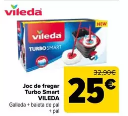 Oferta de Vileda - Set De Fregado Turbo Smart por 25€ en Carrefour