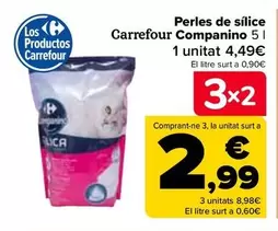 Oferta de Carrefour - Perlas De Sílice Companino por 4,49€ en Carrefour