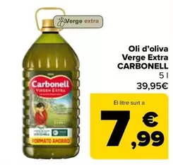 Oferta de Carbonell - Aceite De Oliva Virgen Extra por 39,95€ en Carrefour