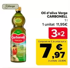 Oferta de Carbonell - Aceite De Oliva Virgen por 11,95€ en Carrefour