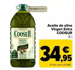 Oferta de Coosur - Aceite De Oliva Virgen Extra por 34,95€ en Carrefour