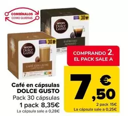 Oferta de Dolce Gusto - Café En Cápsulas por 8,35€ en Carrefour