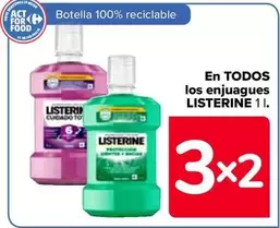 Oferta de Listerine - En Todos Los Enjuagues en Carrefour