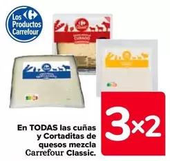 Oferta de En Todas Las Cuñas Y Cortaditas De Quesos Mezcla en Carrefour