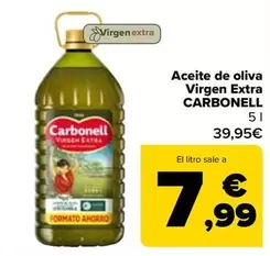 Oferta de Carbonell - Aceite De Oliva Virgen Extra por 39,95€ en Carrefour