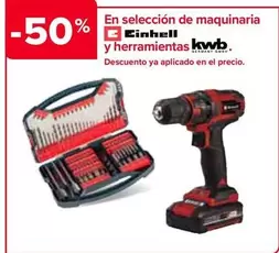 Oferta de Einhell - En Seleccion De Maquinaria Y Herramientas Kwb en Carrefour