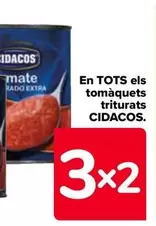 Oferta de Cidacos - En Todos Los Tomates Triturados en Carrefour