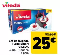 Oferta de Vileda - Set De Fregado Turbo Smart por 25€ en Carrefour