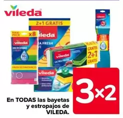 Oferta de Vileda - En Todas Las Bayetas Y Estropajos  en Carrefour