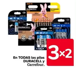 Oferta de Duracell/Carrefour - En Todas Las Pilas  en Carrefour