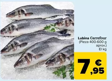 Oferta de Carrefour - Lubina por 7,95€ en Carrefour