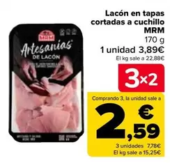 Oferta de Mrm - Lacon En Tapas Cortadas A Cuchillo por 3,89€ en Carrefour