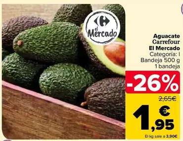 Oferta de Carrefour El Mercado - Aguacate  por 1,95€ en Carrefour