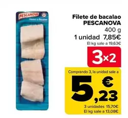 Oferta de Pescanova - Filete De Bacalao por 7,85€ en Carrefour