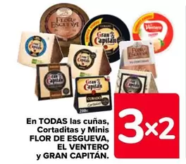 Oferta de Flor De Esgueva/El Ventero/Gran Capitán - En Todas Las Cuñas, Cortaditas Y Minis en Carrefour